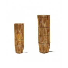 Lampada da Terra HY8162D Naturale 18,5 x 53 x 18,5 cm (4 Unità)