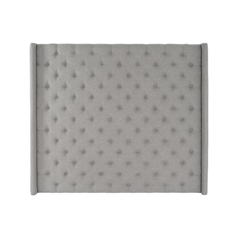 Testiera del Letto Home ESPRIT Grigio Legno MDF 194 x 20 x 170 cm