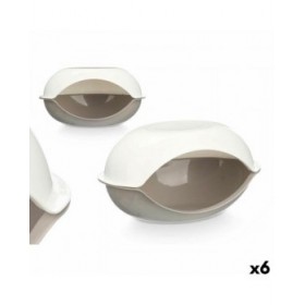 Letto per animali domestici Mascow ARDNT-10 Bianco Grigio Plastica 58 x 32 x 37 cm 6 Unità