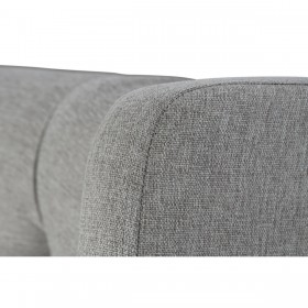Testiera del Letto Home ESPRIT Grigio Legno MDF 194 x 20 x 170 cm