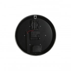 Orologio da Parete Home ESPRIT Nero Dorato Argentato Metallo Cristallo 25 x 6,3 x 25 cm (2 Unità)