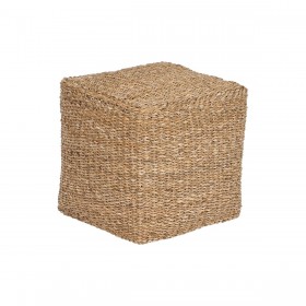 Poggiapiedi Home ESPRIT Naturale 40 x 40 x 40 cm