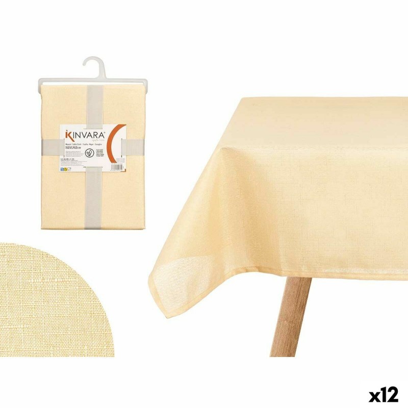 Tovaglia Kinvara NM40215-C5 3 Beige 140 x 240 cm (12 Unità)