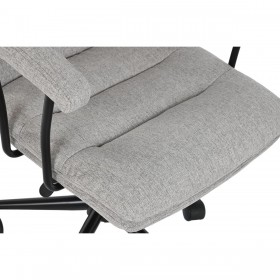 Sedia da Ufficio DKD Home Decor Nero Grigio 60 x 61,5 x 84 cm