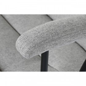 Sedia da Ufficio DKD Home Decor Nero Grigio 60 x 61,5 x 84 cm