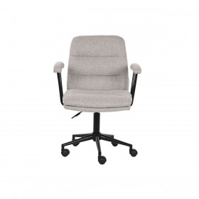 Sedia da Ufficio DKD Home Decor Nero Grigio 60 x 61,5 x 84 cm