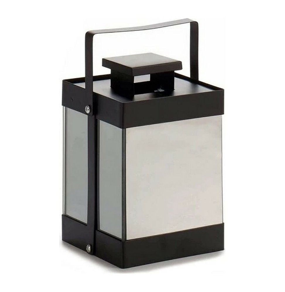 Orologio da Tavolo Home ESPRIT Nero Argentato Metallo Cristallo 16,5 x 11 x 21 cm