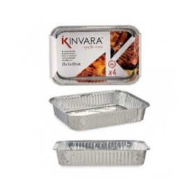 Set di Vassoi Kinvara 82276 12 Unità 4 Pezzi