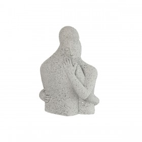 Statua Decorativa Home ESPRIT Bianco Romantico Coppia 25,8 x 22,5 x 38,5 cm