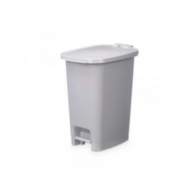 Cestino a pedale ABK-142 1 Grigio Plastica 25 L (6 Unità)