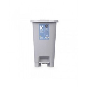 Cestino a pedale ABK-142 1 Grigio Plastica 25 L (6 Unità)