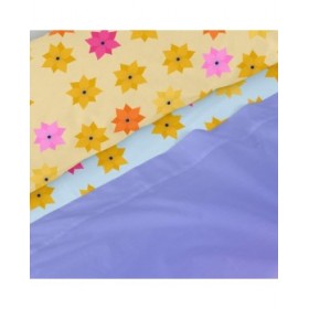 Set di Lenzuola HappyFriday Mr Fox Long Braid Multicolore Singolo 2 Pezzi