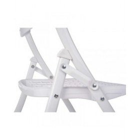 Sedia Pieghevole 12721 Bianco 59 x 50 x 82 cm 108 x 11,5 x 50 cm (4 Unità)