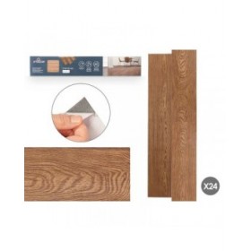 Vinile Parquet Marrone 24 Unità