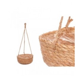 Set di Vasi LR23067 Naturale Sparto 21 x 11,5 x 21 cm 23 x 13 x 23 cm 26 x 15 x 26 cm