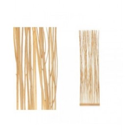 Paravento Varas Naturale Legno di salice 50 x 185 x 12 cm