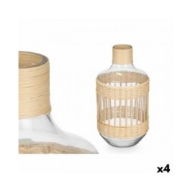 Brocca decorativa SG-30553 Trasparente Naturale 18 x 34 x 18 cm (4 Unità)