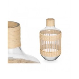Brocca decorativa SG-30553 Trasparente Naturale 18 x 34 x 18 cm (4 Unità)