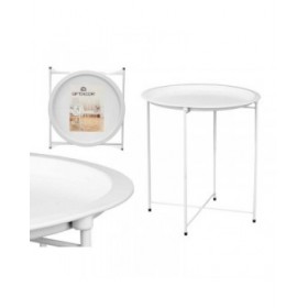 Tavolo Aggiuntivo Pieghevole WR4405.1 Bianco 46,8 x 50,2 x 46,8 cm (4 Unità)