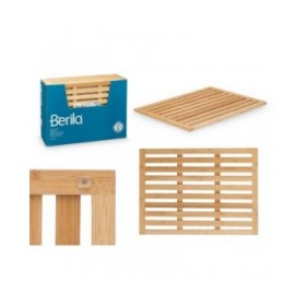 Tappeto da bagno Berilo BM632-6245 Naturale Bambù 62 x 2 x 45 cm (12 Unità)