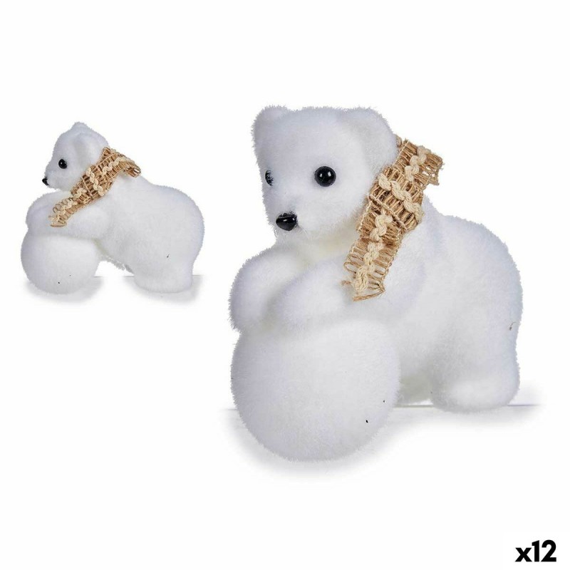 Decorazione Natalizia Krist+ K19121228 Bianco 8 x 11 x 14 cm (12 Unità)