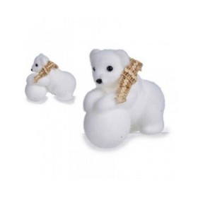 Decorazione Natalizia Krist+ K19121228 Bianco 8 x 11 x 14 cm (12 Unità)