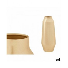 Vaso 10216-SG Dorato Ferro 16 x 40 x 16 cm (4 Unità)