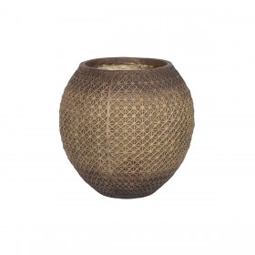 Vaso Home ESPRIT Marrone Magnesio 37 x 37 x 43 cm