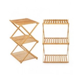 Scaffale CH68220-5 Naturale Bambù 40 x 62 x 33,5 cm (4 Unità)
