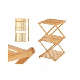 Scaffale CH68220-5 Naturale Bambù 40 x 62 x 33,5 cm (4 Unità)