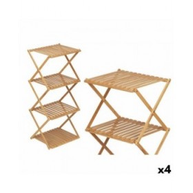 Scaffale CH68220-5 2 Naturale Bambù 40 x 92,5 x 33,2 cm (4 Unità)