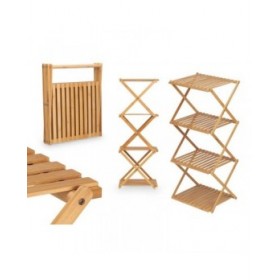 Scaffale CH68220-5 2 Naturale Bambù 40 x 92,5 x 33,2 cm (4 Unità)