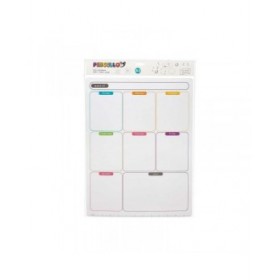 Calamite Pincello 424 Bianco 33,5 x 48 x 0,5 cm Frigo A3 (12 Unità)