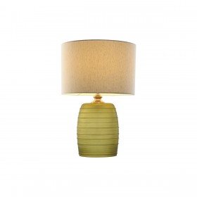 Lampada da tavolo Home ESPRIT Verde Beige Dorato Cristallo 50 W 220 V 38 x 38 x 57 cm