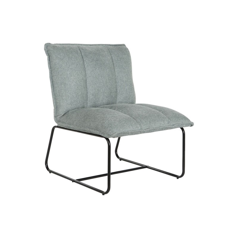 Poltrona Home ESPRIT Nero Verde Metallo 66 x 71 x 77 cm