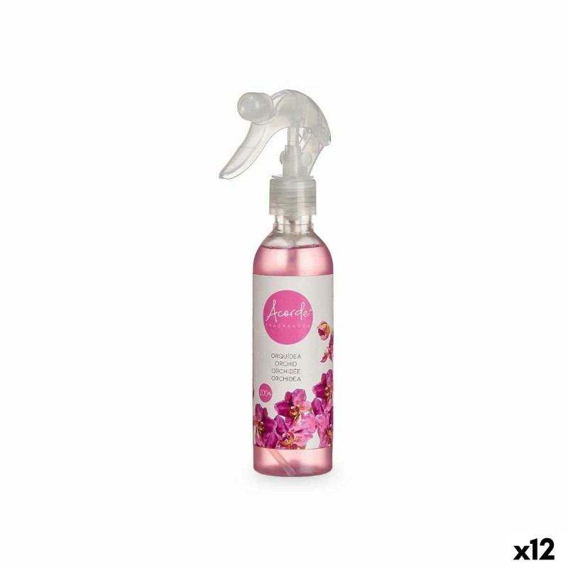 Deodorante per Ambienti Acorde 4-F-AR Orchidea 200 ml (12 Unità)