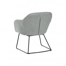 Poltrona Home ESPRIT Nero Verde Metallo 63 x 64 x 70 cm