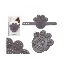 Spazzola per Cani Mascow 336 Grigio 10,5 x 10 x 3 cm (12 Unità)