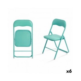 Sedia Pieghevole 10924 Verde 43 x 46 x 78 cm 88 x 6,5 x 45 cm (6 Unità)
