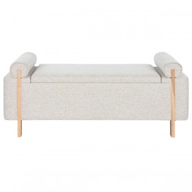 Panca Home ESPRIT Beige Dorato Pino 120 x 45 x 50 cm