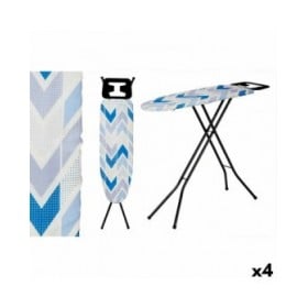 Asse da Stiro Kipit 18358 - CB-220 Azzurro Metallo Stoffa (4 Unità)
