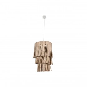 Lampadario Home ESPRIT Naturale Legno di eucalipto 50 W 50 x 50 x 90 cm