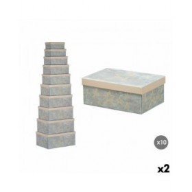 Scatola Decorativa Pincello 64 Crema Cartone (2 Unità)