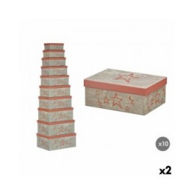 Scatola Decorativa Pincello 65 Teja Cartone (2 Unità)