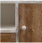 Specchio da parete Home ESPRIT Naturale Legno di mango Specchio Bali 90 x 8 x 90 cm