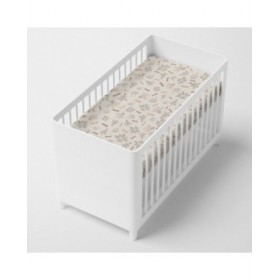 Lenzuolo con angoli HappyFriday MOSHI MOSHI Grigio Multicolore 70 x 140 x 14 cm