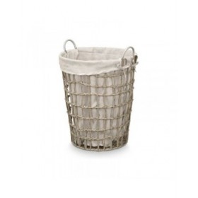 Cesto Kipit HX30550 Grigio Poliestere Stoffa polipropilene Ferro Plastica 50 % cotone 46 x 59 x 43 cm (6 Unità)