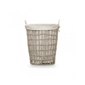 Cesto Kipit HX30550 Grigio Poliestere Stoffa polipropilene Ferro Plastica 50 % cotone 46 x 59 x 43 cm (6 Unità)