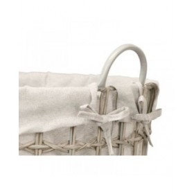 Cesto Kipit HX30550 Grigio Poliestere Stoffa polipropilene Ferro Plastica 50 % cotone 46 x 59 x 43 cm (6 Unità)