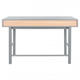 Scrivania Home ESPRIT Azzurro Grigio Legno MDF 120 x 60 x 75 cm